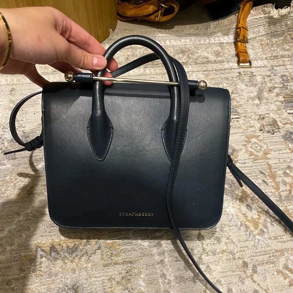 Strathberry Navy Tote bag - Picture 1 of 7